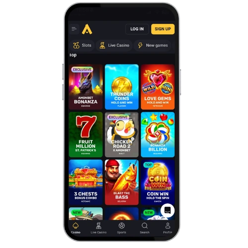Amonbet Casino officiële